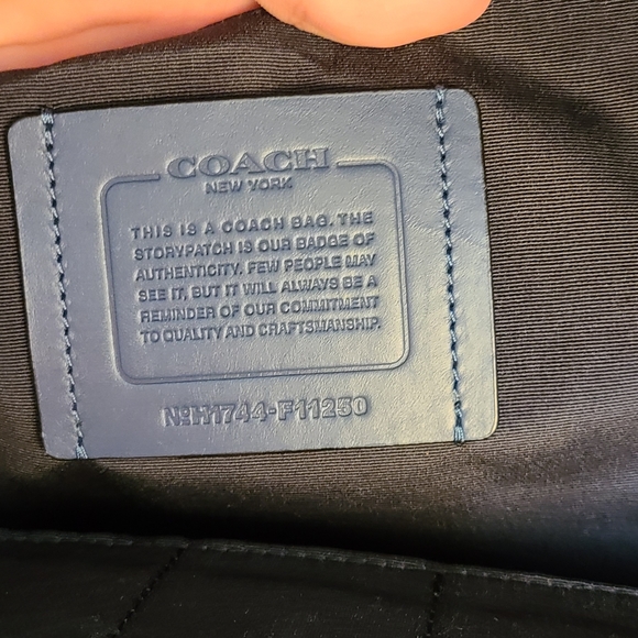 COACH Charles Leather Backpack F11250 RARE COLOR - Picture 6 of 7